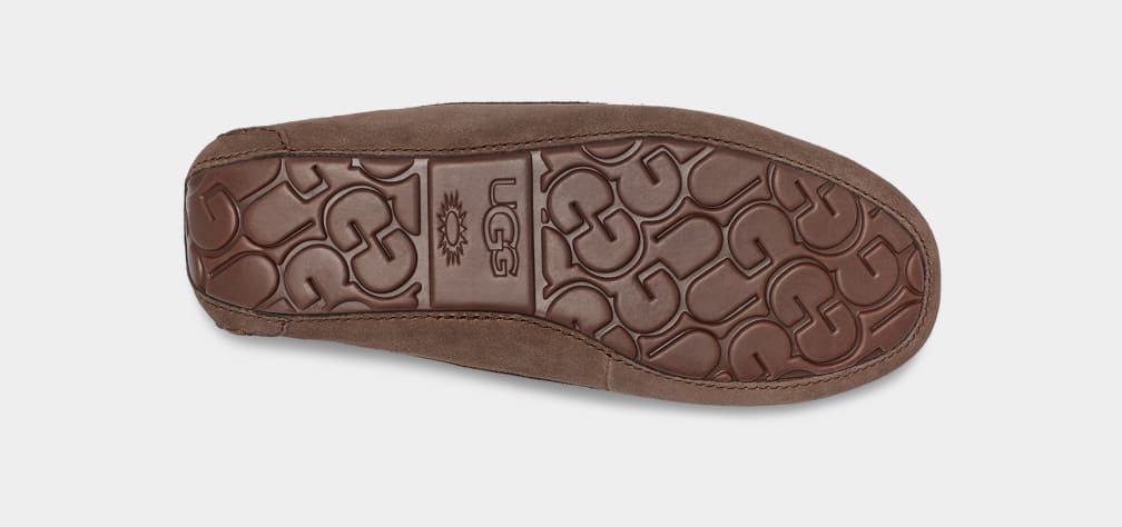 Chocolate Ugg Ansley Women Moccasins | 530829-IFU