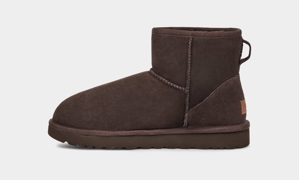 Chocolate Ugg Classic Mini II Women Boots | 594721-KES