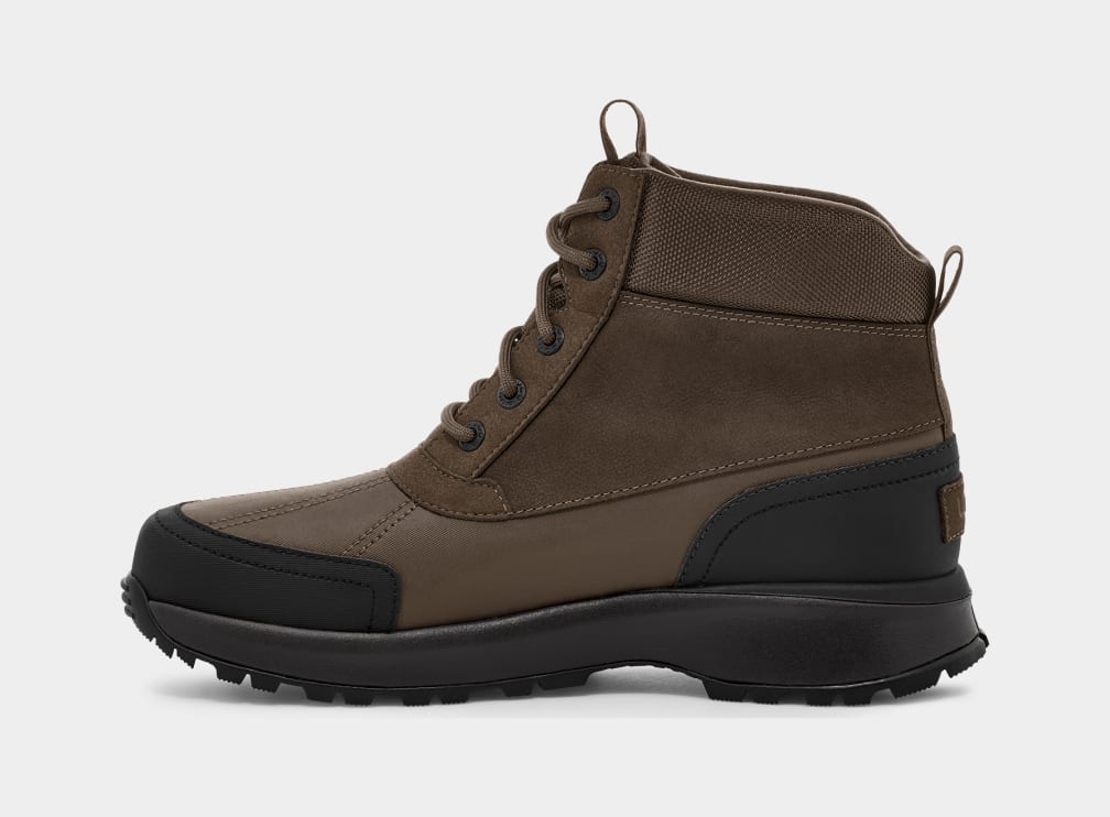 Chocolate Ugg Emmett Duck Men Boots | 483706-FEC