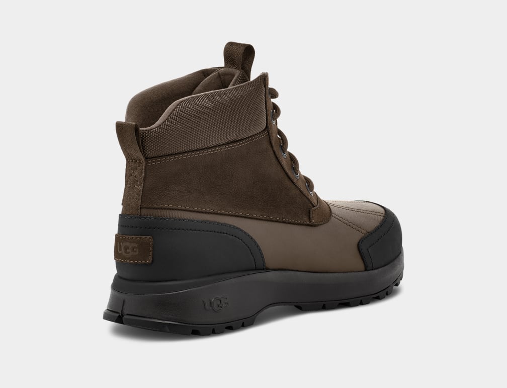 Chocolate Ugg Emmett Duck Men Boots | 483706-FEC