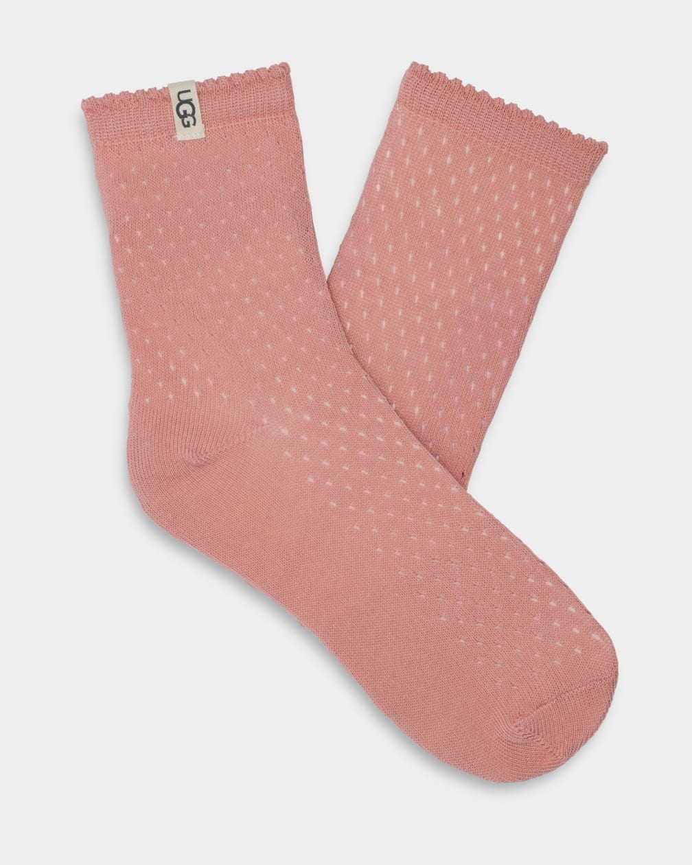 Coral Ugg Adabella Quarter Women Socks | 537892-WVS