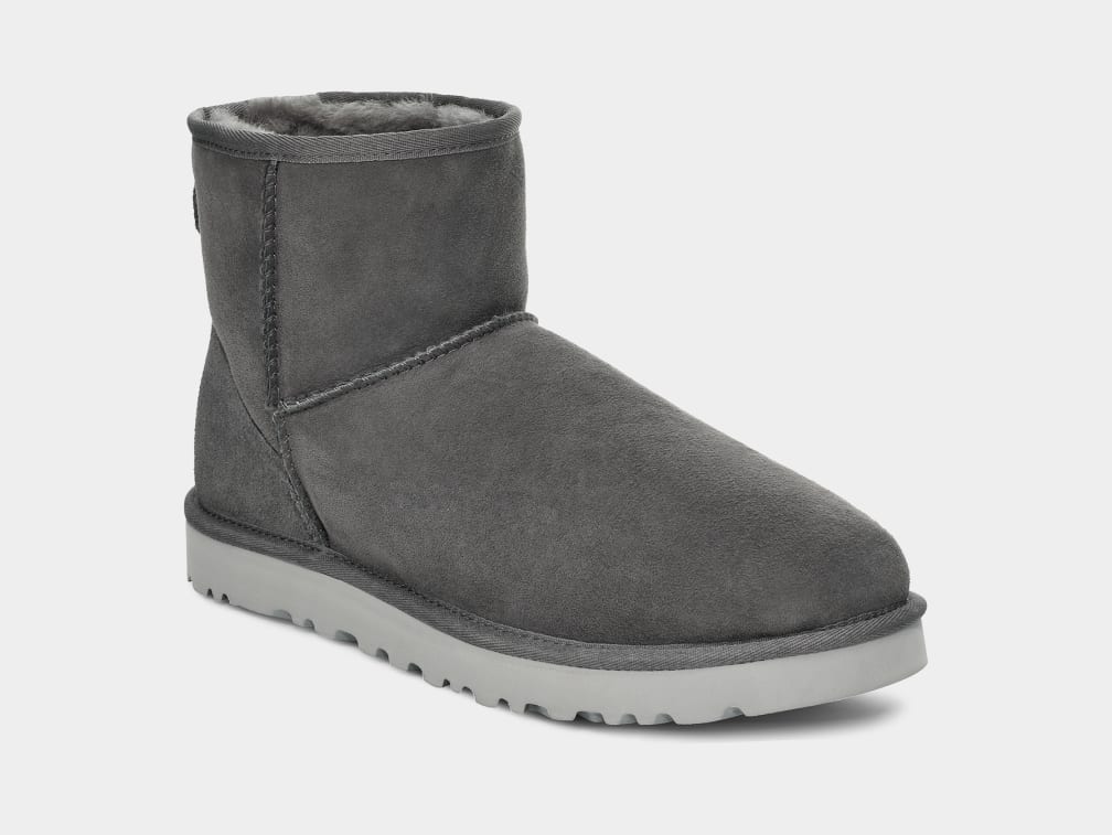 Dark Grey Ugg Classic Mini Men Boots | 312695-OFL