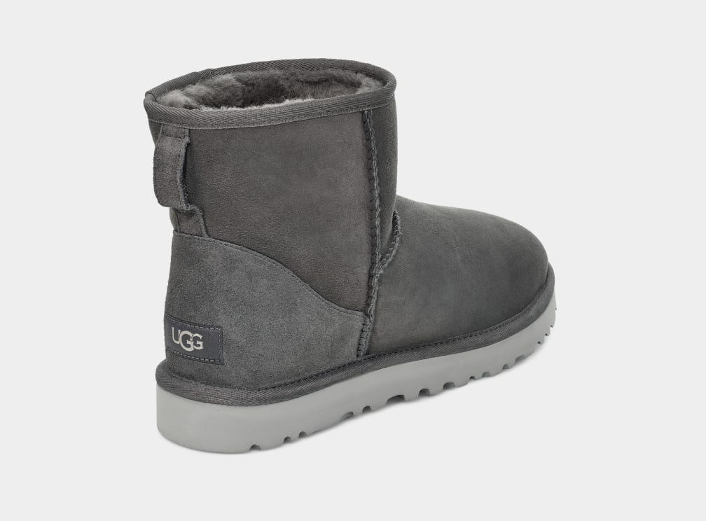 Dark Grey Ugg Classic Mini Men Boots | 312695-OFL