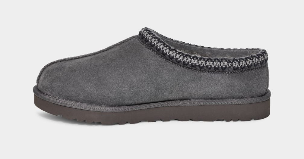 Dark Grey Ugg Tasman Men Moccasins | 954723-ZGE