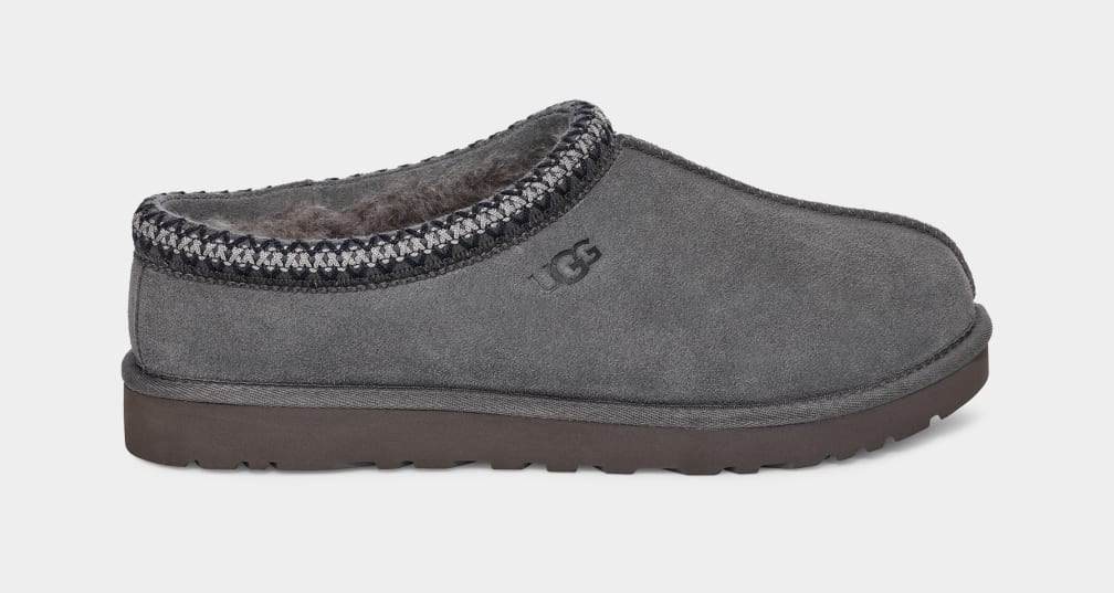 Dark Grey Ugg Tasman Men Moccasins | 954723-ZGE