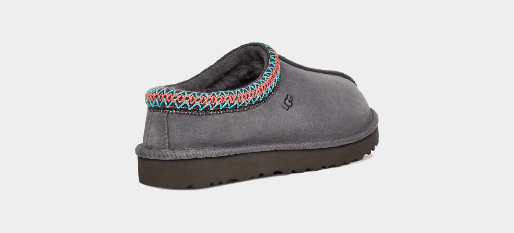 Dark Grey Ugg Tasman Women Slippers | 324107-FJO