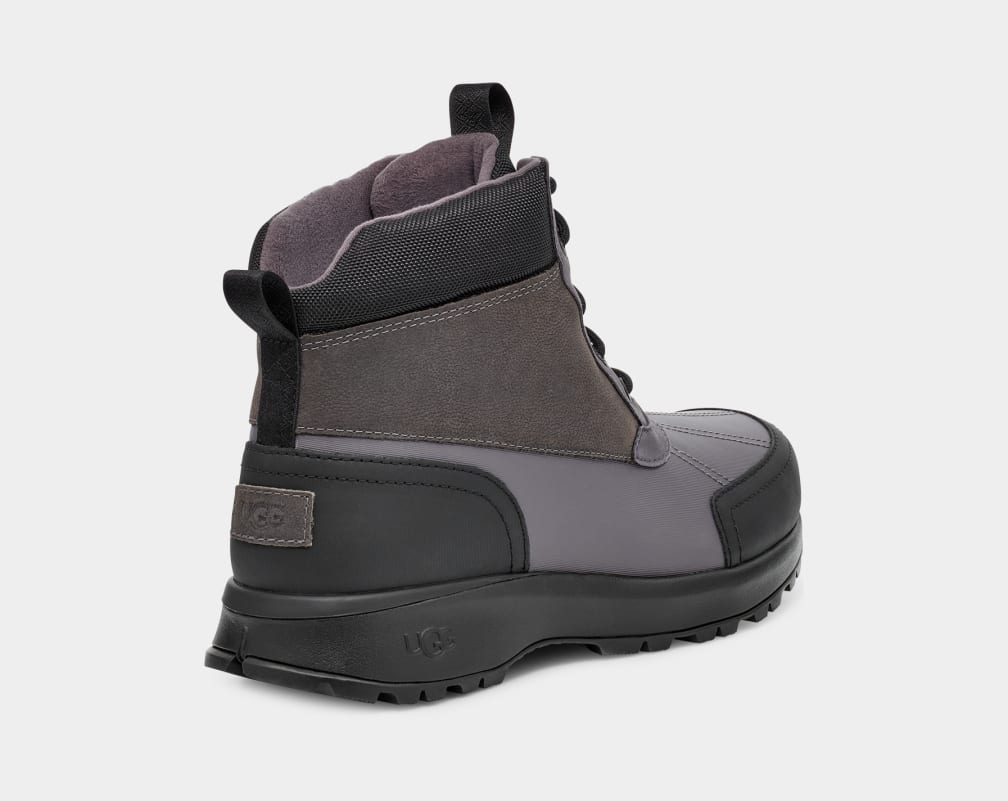 Dark Grey / Black Ugg Emmett Duck Men Boots | 612857-WUI