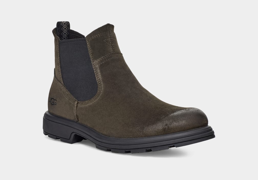 Dark Olive Ugg Biltmore Men Chelsea Boots | 849703-VGZ