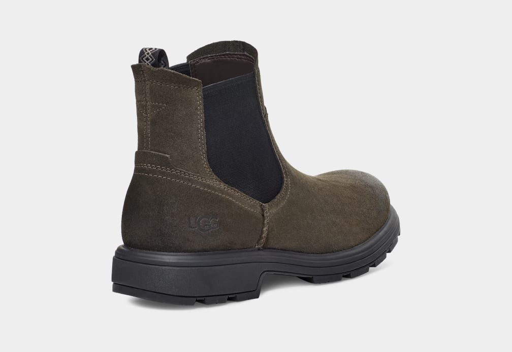 Dark Olive Ugg Biltmore Men Chelsea Boots | 849703-VGZ