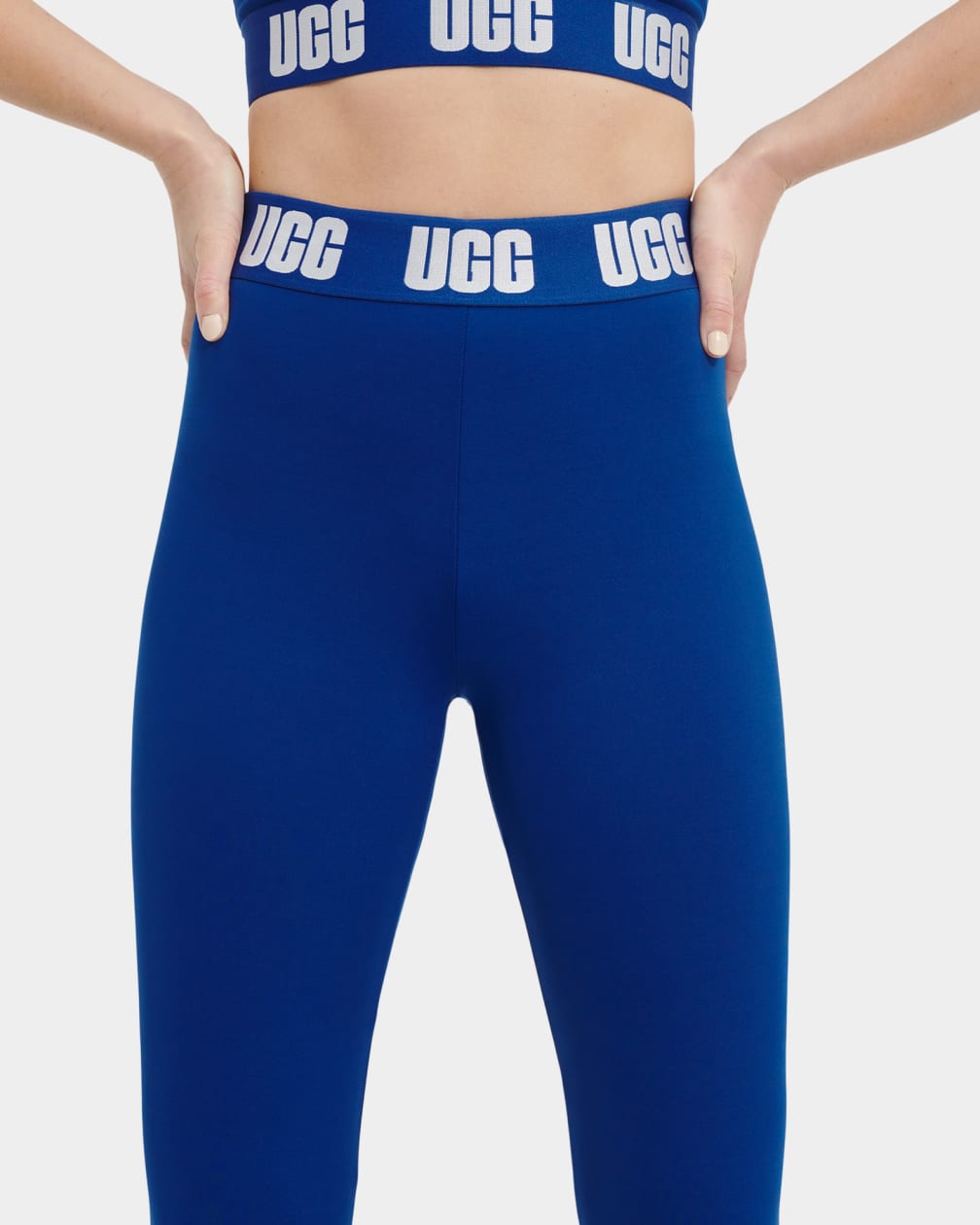 Deep Blue Ugg Mckena Logo Women Leggings | 046513-ILO