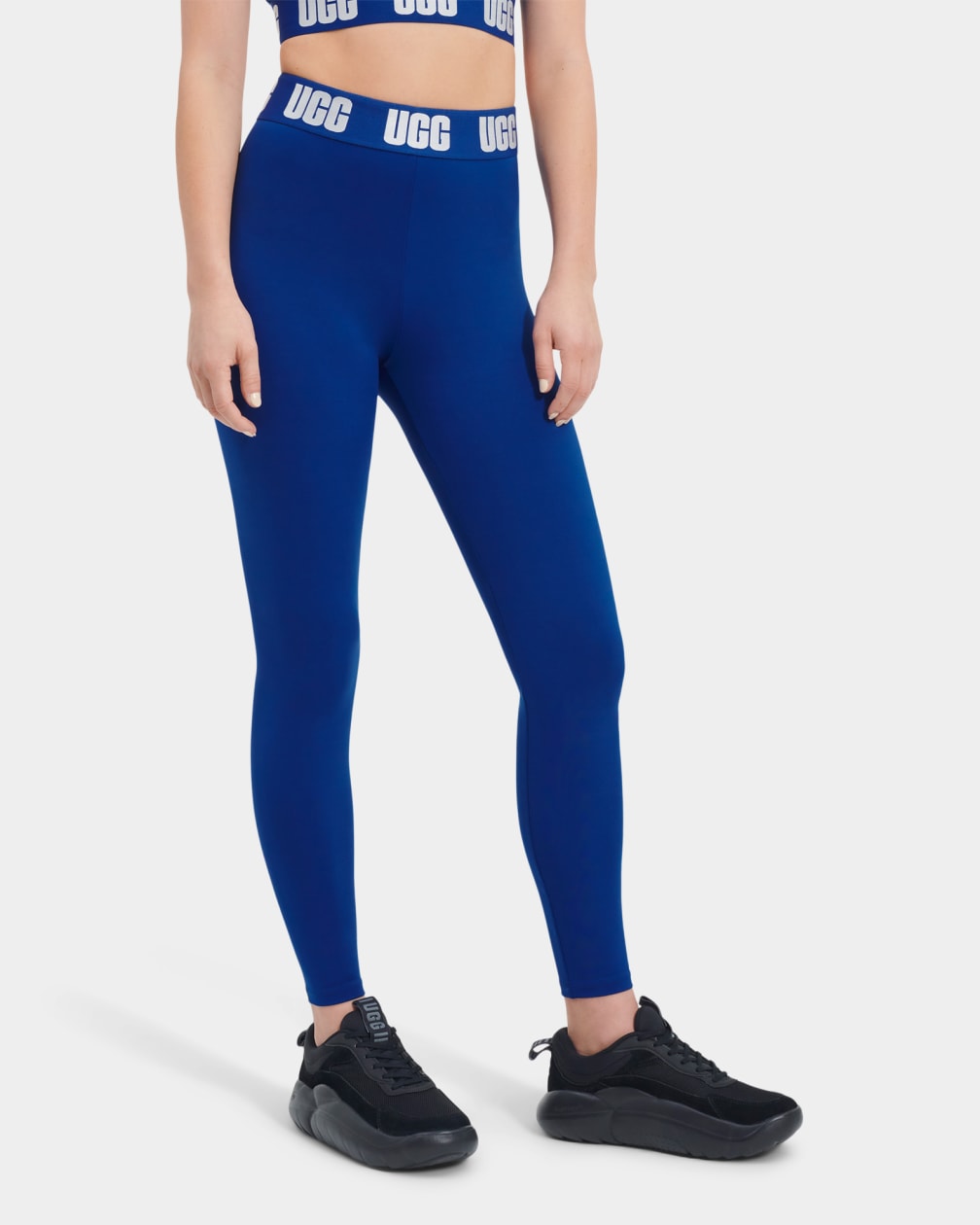 Deep Blue Ugg Mckena Logo Women Leggings | 046513-ILO