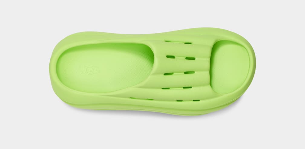 Green Ugg FoamO Women Slides | 019264-YSV