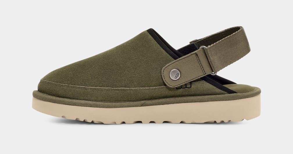 Green Ugg Goldencoast Men Sandals | 279850-KQG