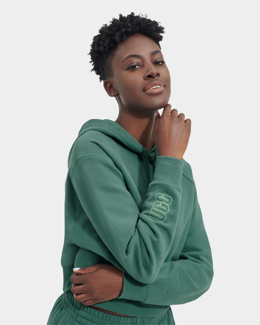 Green Ugg Helene Women Hoodie | 760895-PGR