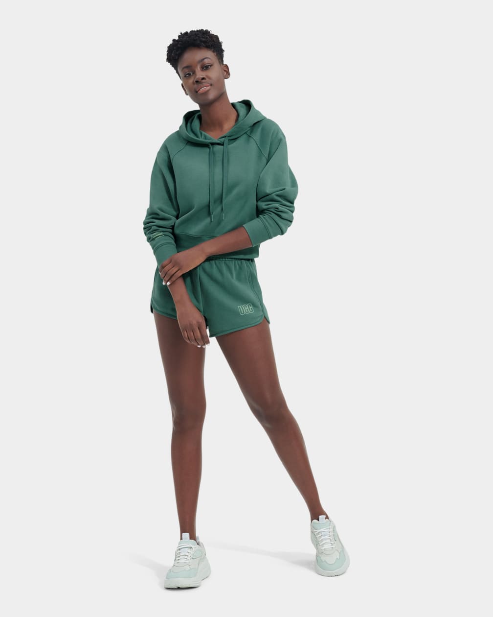 Green Ugg Helene Women Hoodie | 760895-PGR