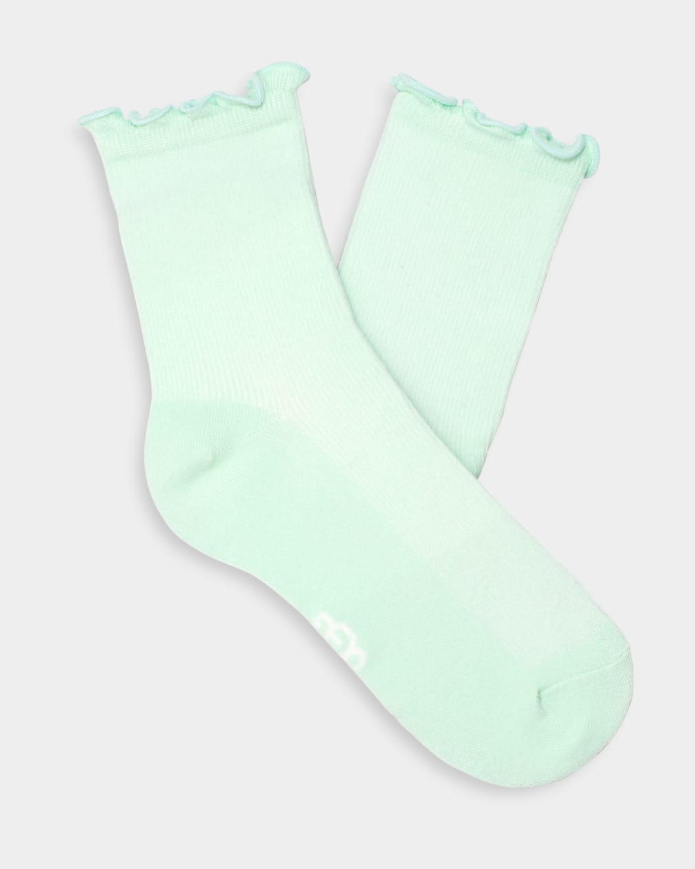 Green Ugg Karsyn Lettuce Edge Women Socks | 925608-YFL