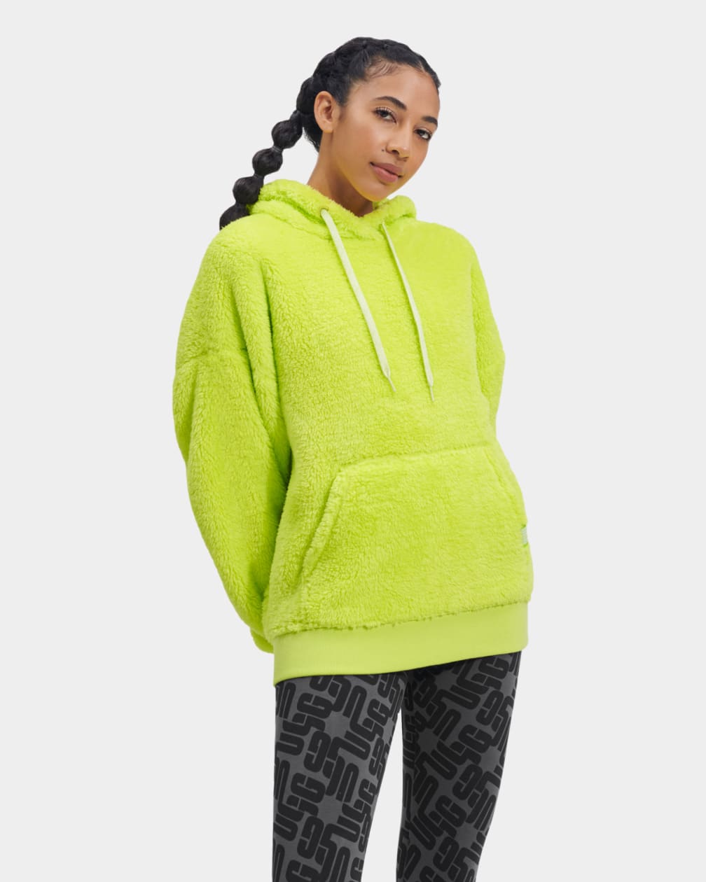 Green Ugg Loyra Sherpa Women Hoodie | 912436-DWX