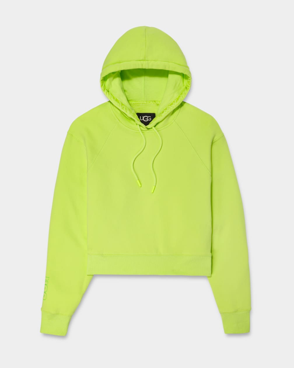 Green Ugg Mallory Cropped Women Hoodie | 201837-FNU