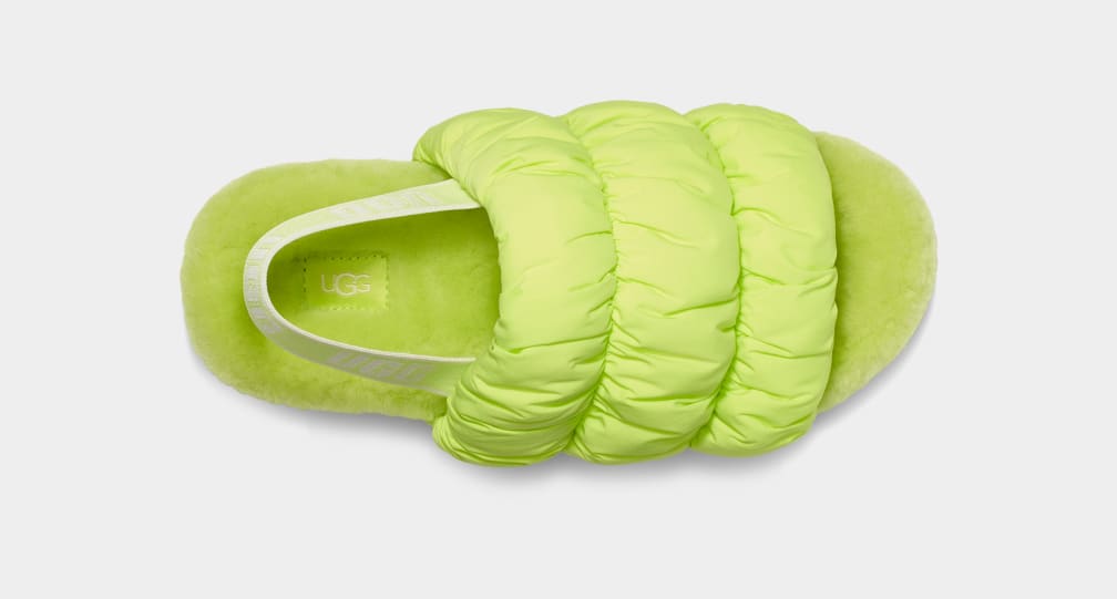 Green Ugg Scrunchita Women Slippers | 083462-FSR