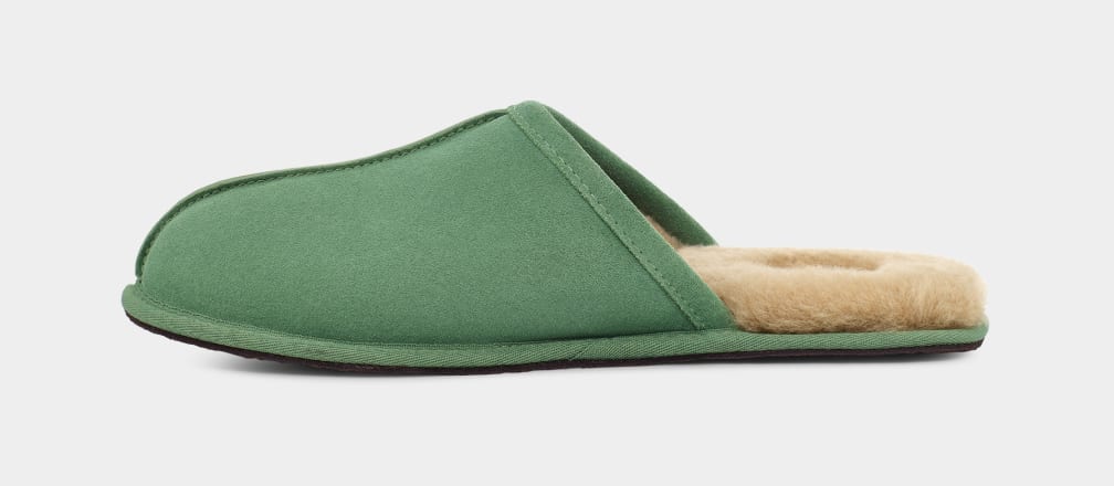 Green Ugg Scuff Men Slippers | 591628-AMH