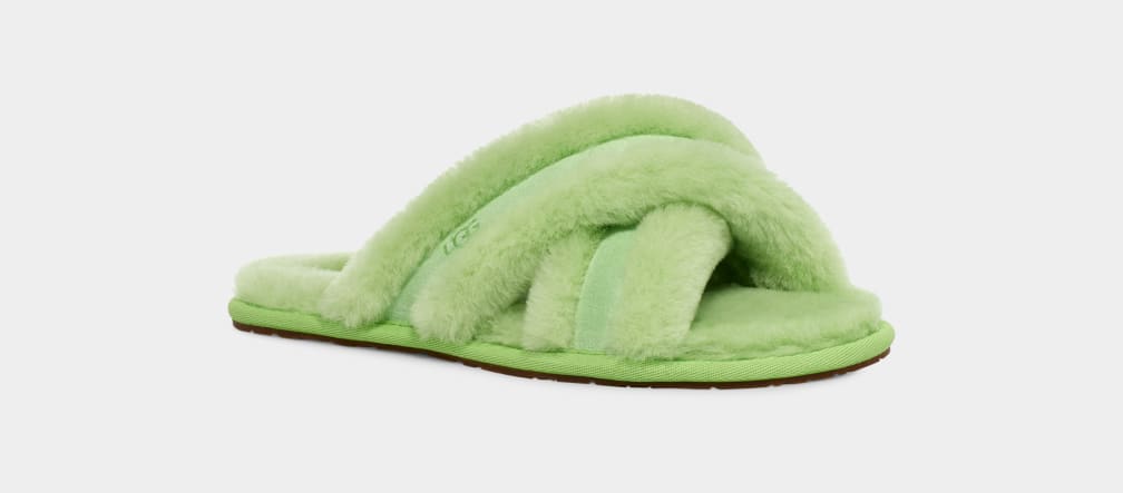 Green Ugg Scuffita Women Slippers | 632847-WRE