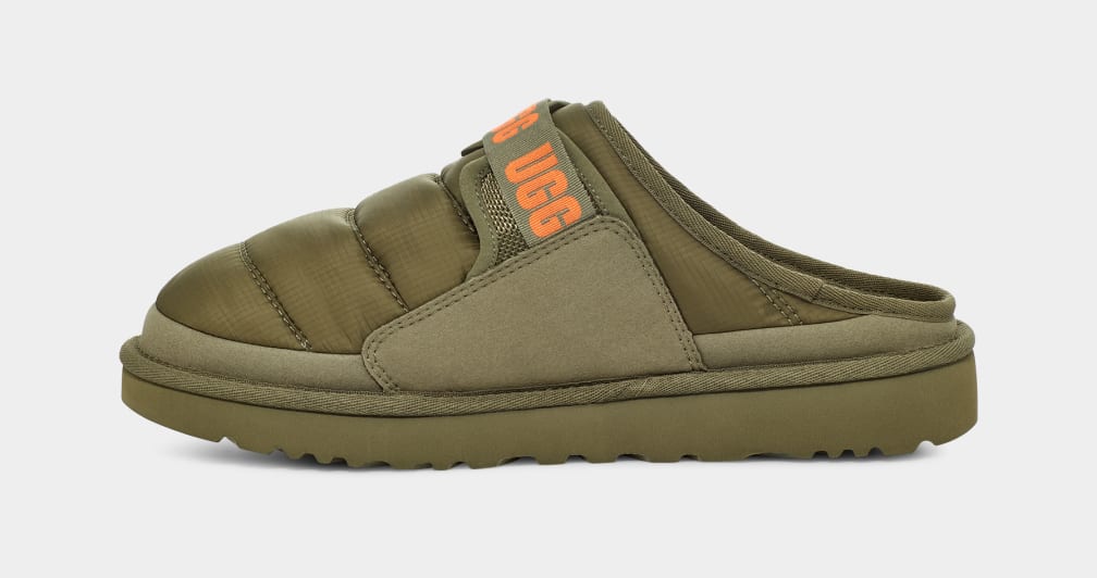 Green / Orange Ugg Dune LTA Men Slippers | 295804-IDE