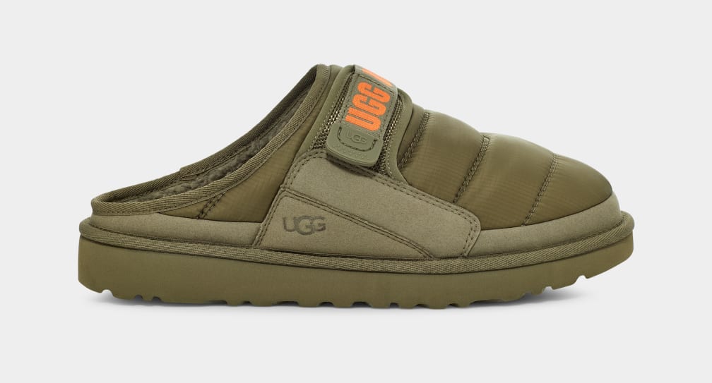 Green / Orange Ugg Dune LTA Men Slippers | 295804-IDE