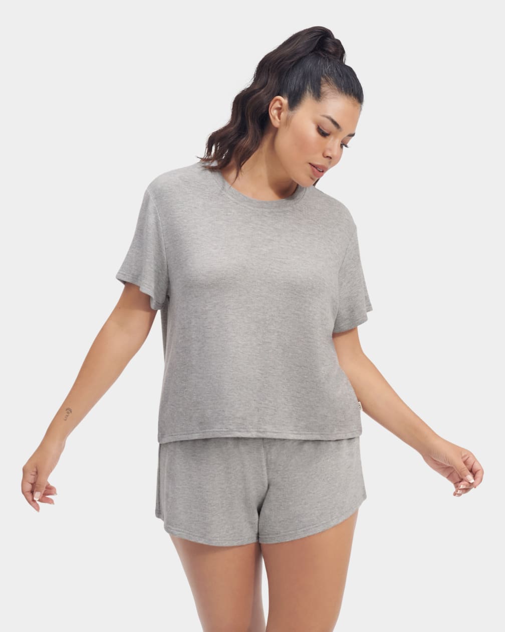 Grey Ugg Aniyah Set Women Sleepwear | 609374-ZTB