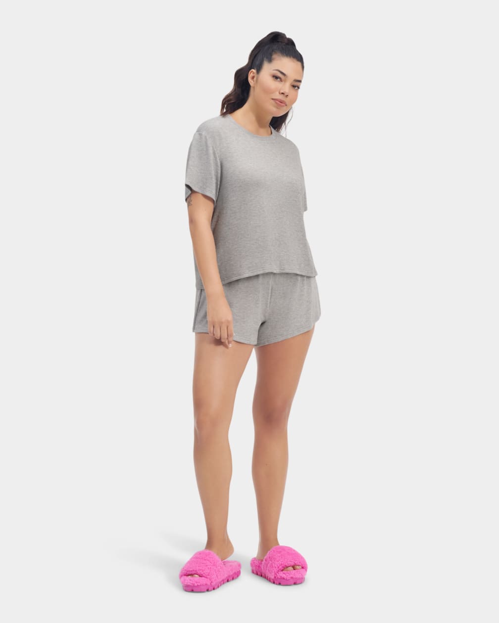 Grey Ugg Aniyah Set Women Sleepwear | 609374-ZTB