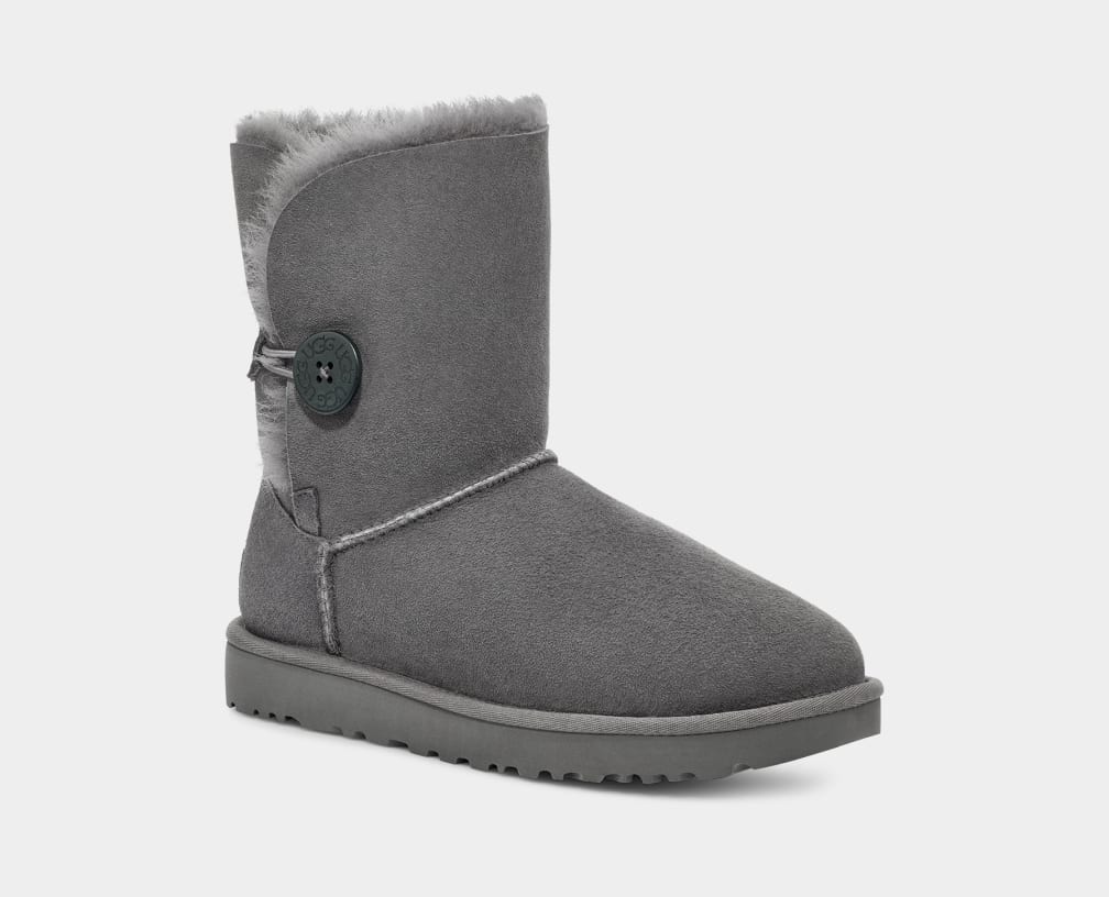 Grey Ugg Bailey Button II Women Boots | 458971-NBV