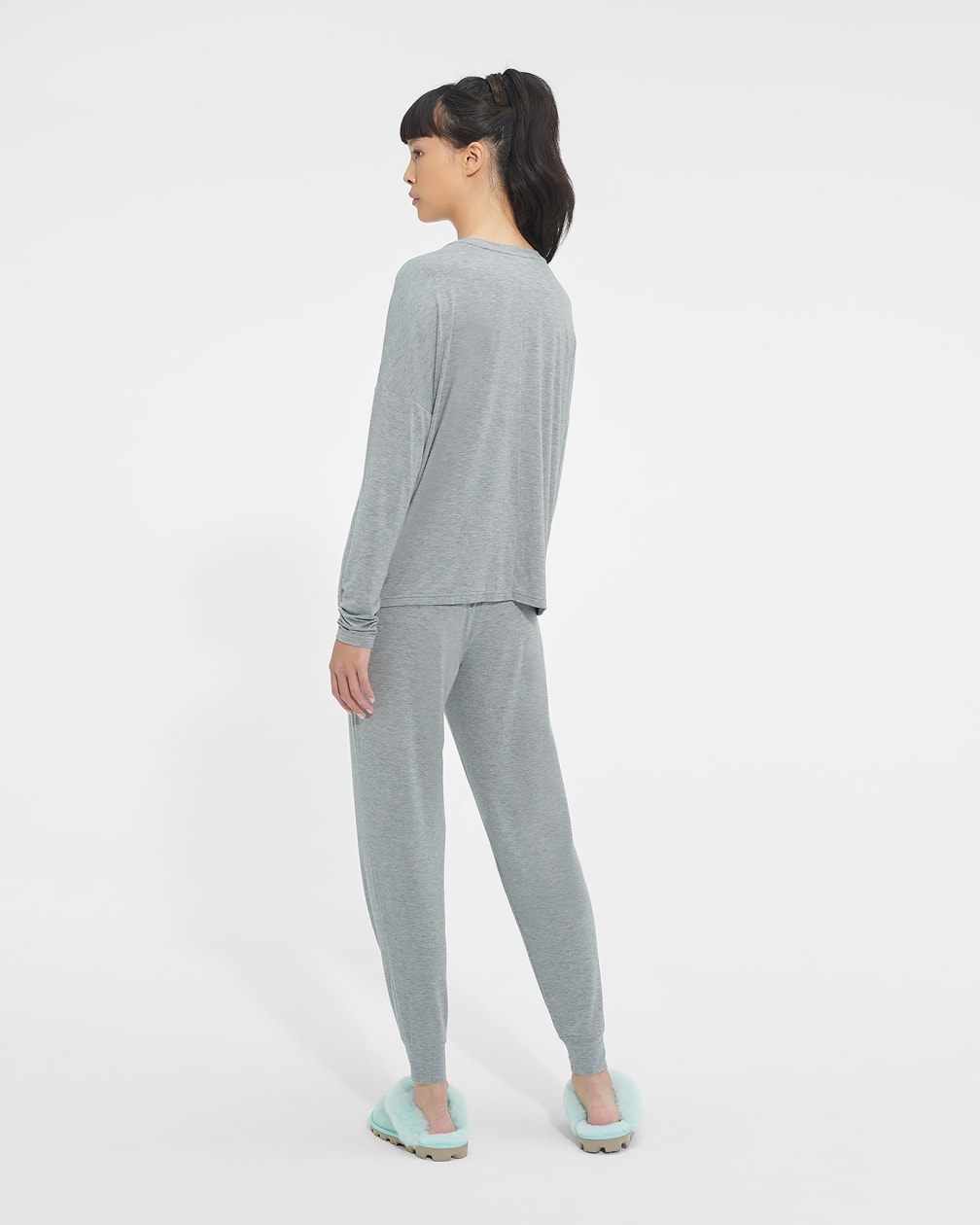 Grey Ugg Birgit Set II Women Sleepwear | 915483-LZG