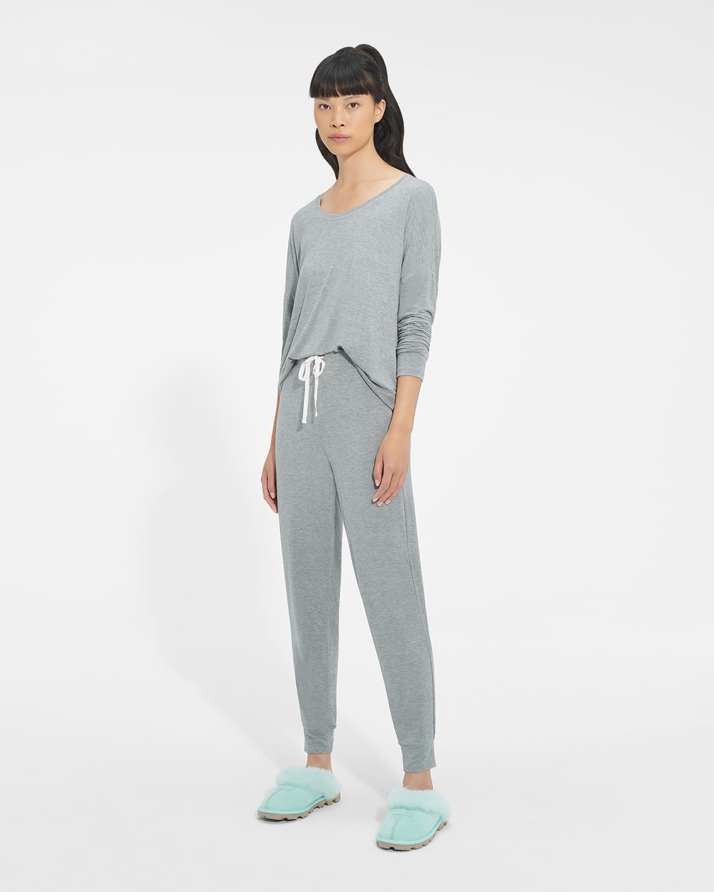 Grey Ugg Birgit Set II Women Sleepwear | 915483-LZG