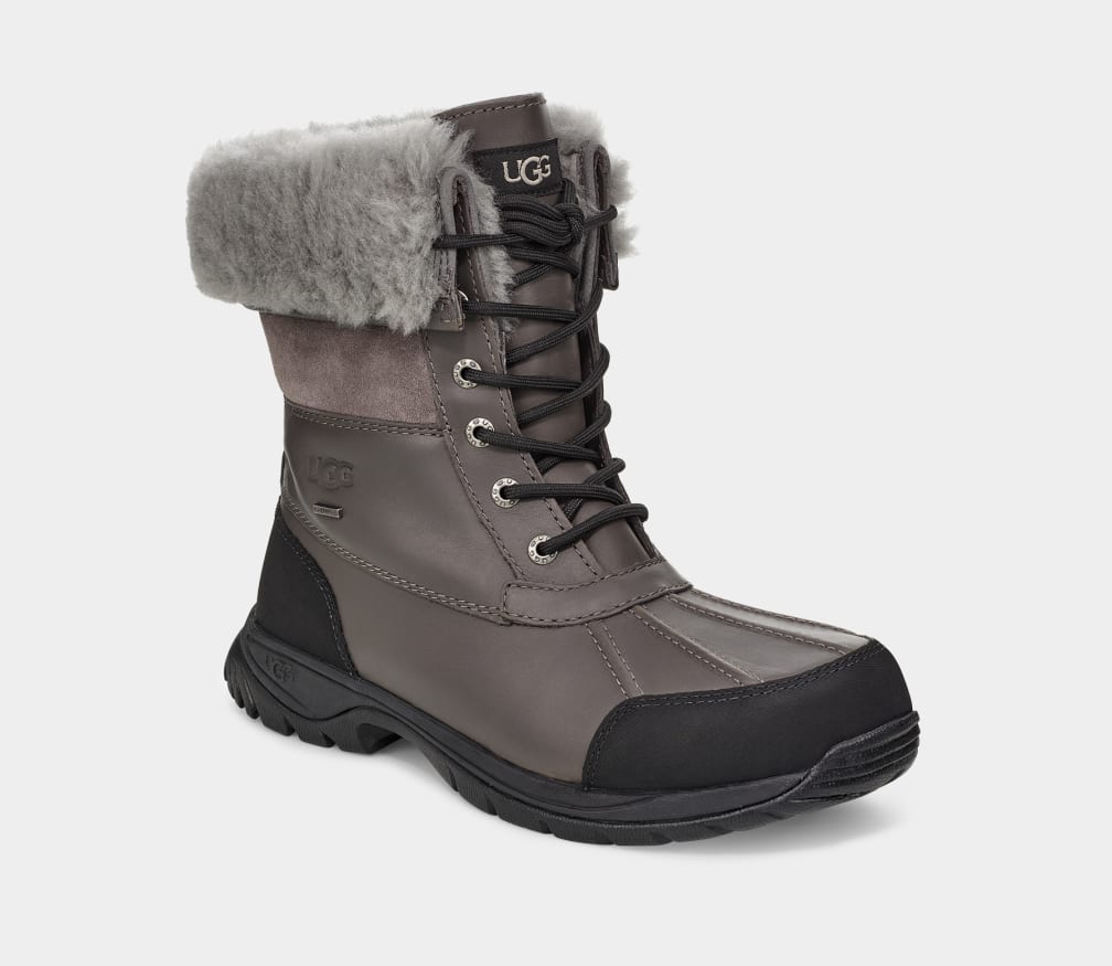 Grey Ugg Butte Men Boots | 907143-KYP