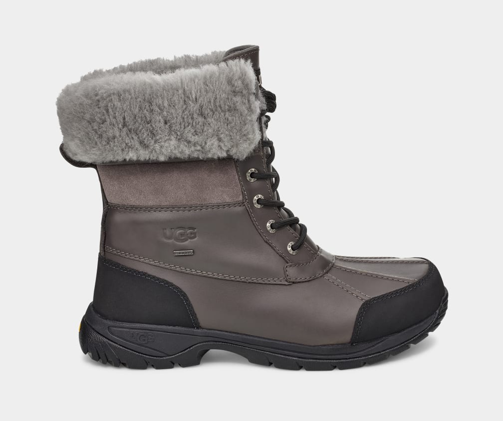 Grey Ugg Butte Men Boots | 907143-KYP