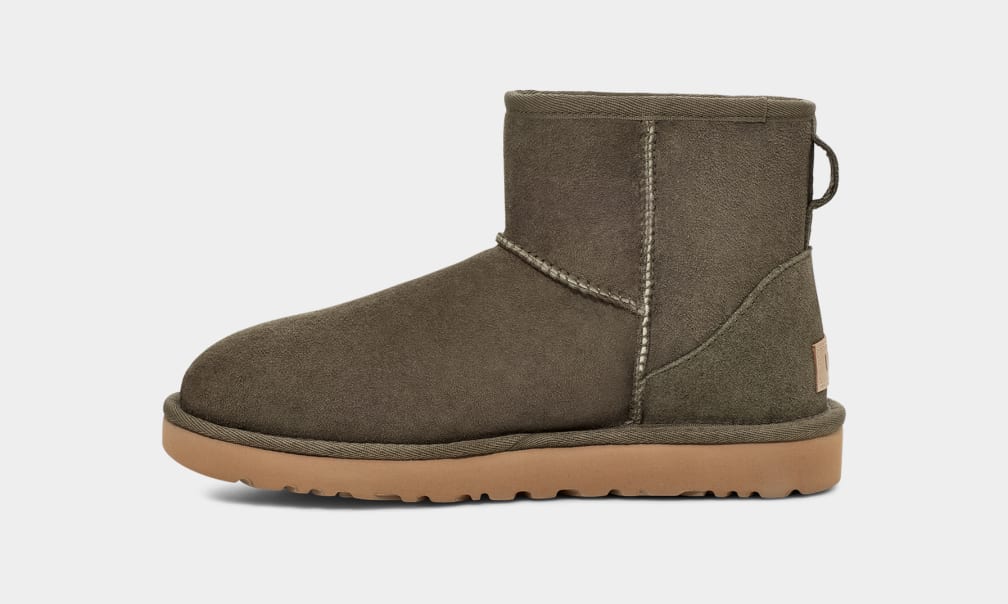 Grey Ugg Classic Mini II Women Boots | 390671-QAS