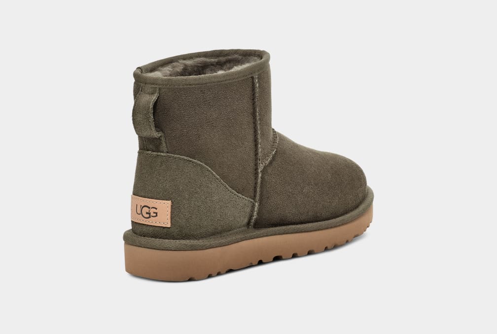 Grey Ugg Classic Mini II Women Boots | 390671-QAS