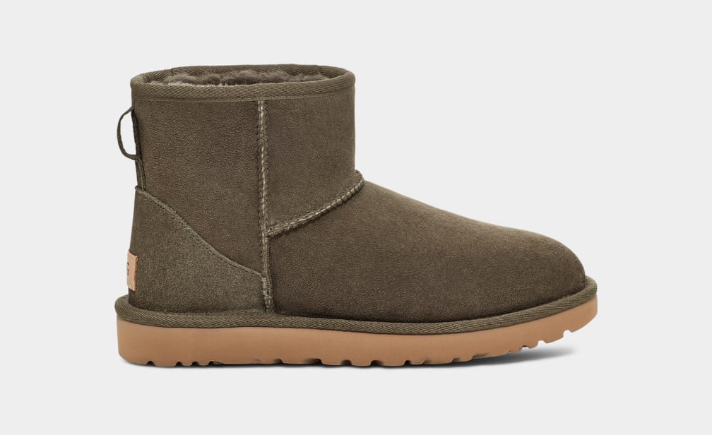 Grey Ugg Classic Mini II Women Boots | 390671-QAS