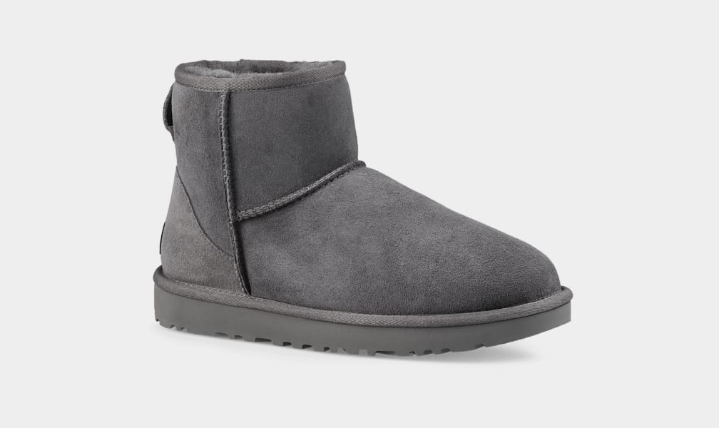 Grey Ugg Classic Mini II Women Boots | 978062-LVM