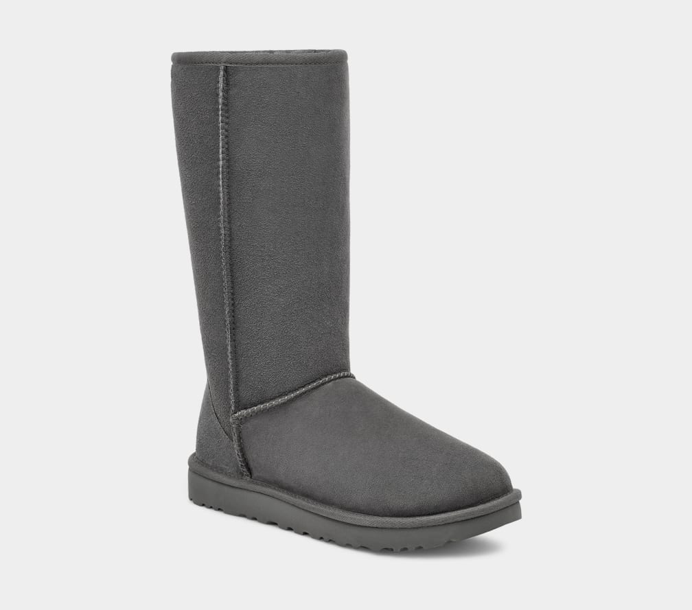 Grey Ugg Classic Tall II Women Boots | 950742-YQJ