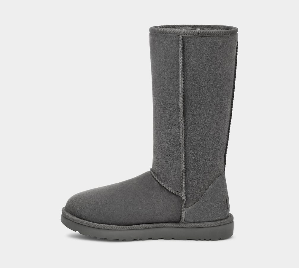 Grey Ugg Classic Tall II Women Boots | 950742-YQJ