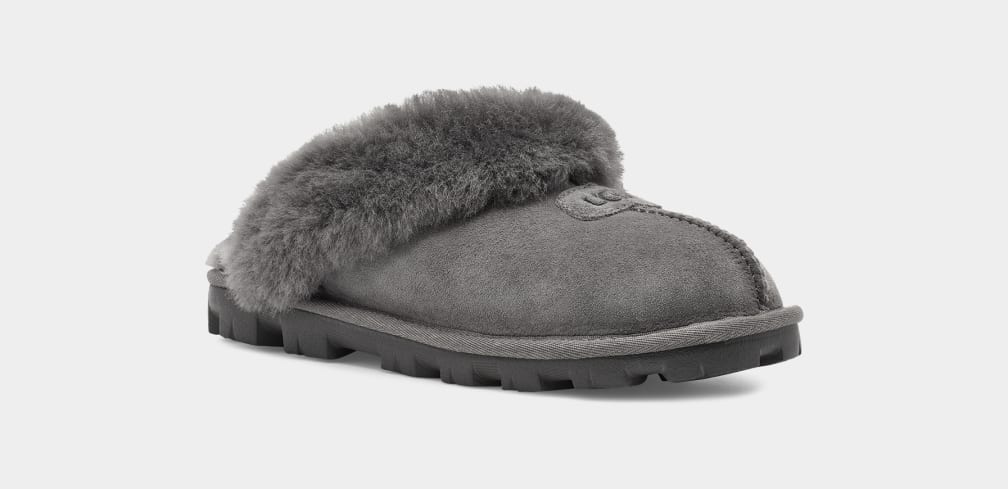 Grey Ugg Coquette Women Slippers | 237809-JCP