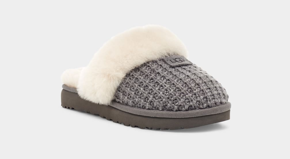 Grey Ugg Cozy Women Slippers | 894012-VNC