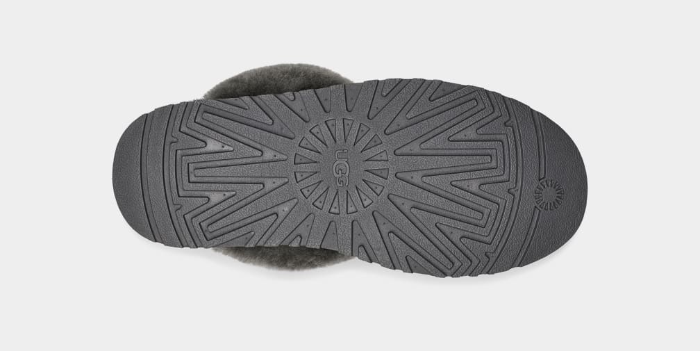 Grey Ugg Disquette Women Slippers | 520346-WKH