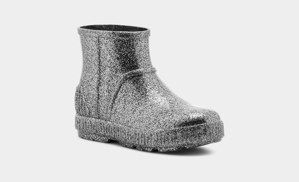 Grey Ugg Drizlita Glitter Kids' Boots | 128706-RUS