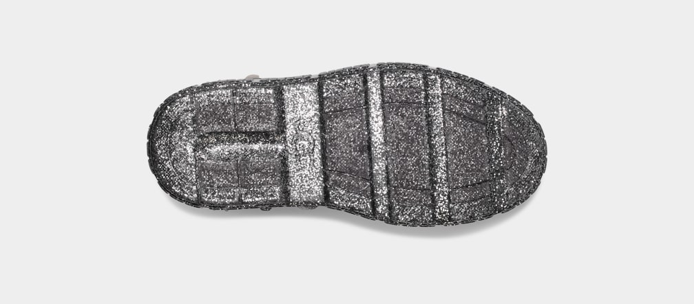 Grey Ugg Drizlita Glitter Kids' Boots | 128706-RUS