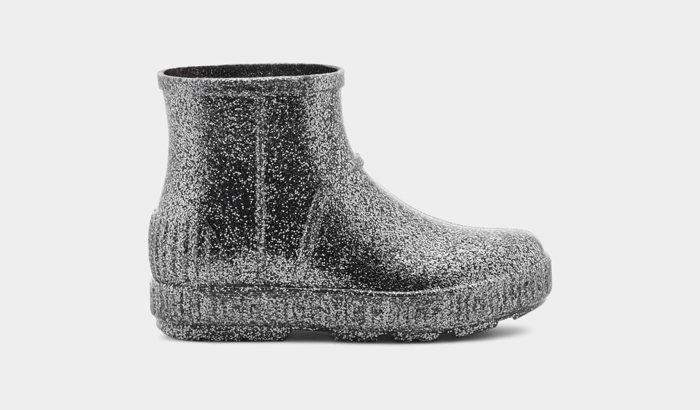 Grey Ugg Drizlita Glitter Kids\' Boots | 128706-RUS