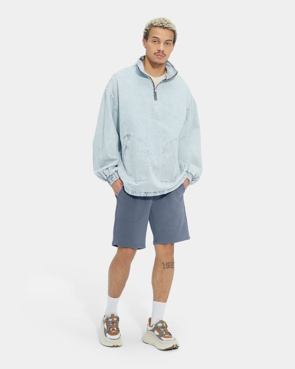 Grey Ugg Ernie Men Shorts | 534068-BSH