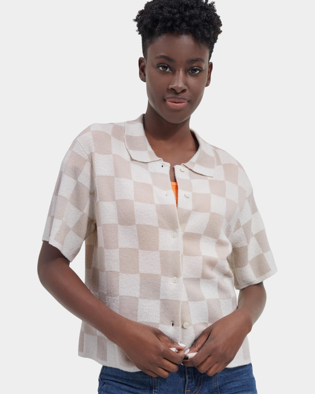 Grey Ugg Jeannie Buttondown Women Tops | 631894-XIU