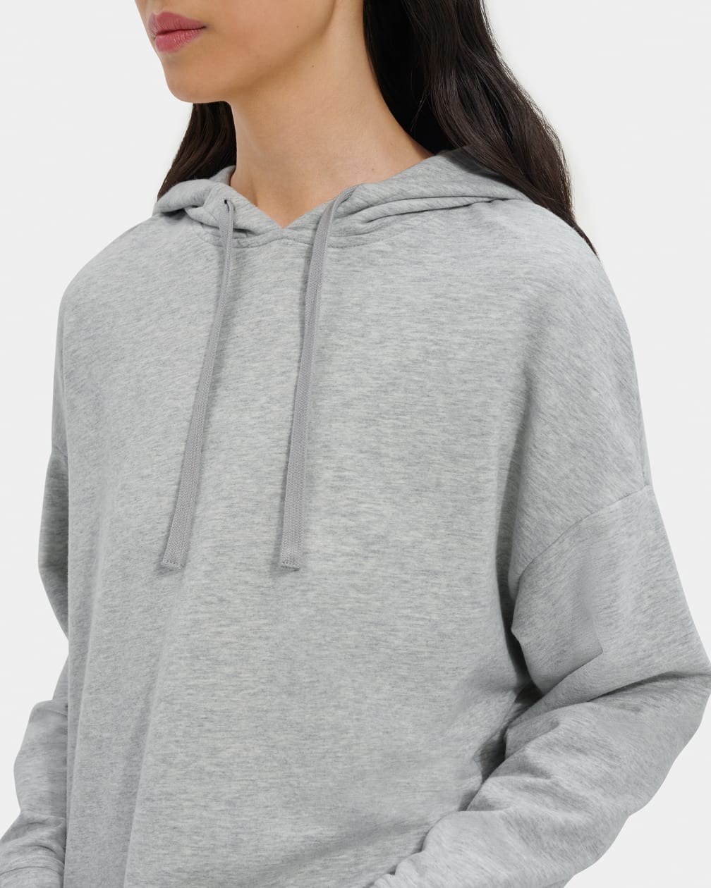 Grey Ugg Kyree Micro Terry Women Hoodie | 362745-XTE