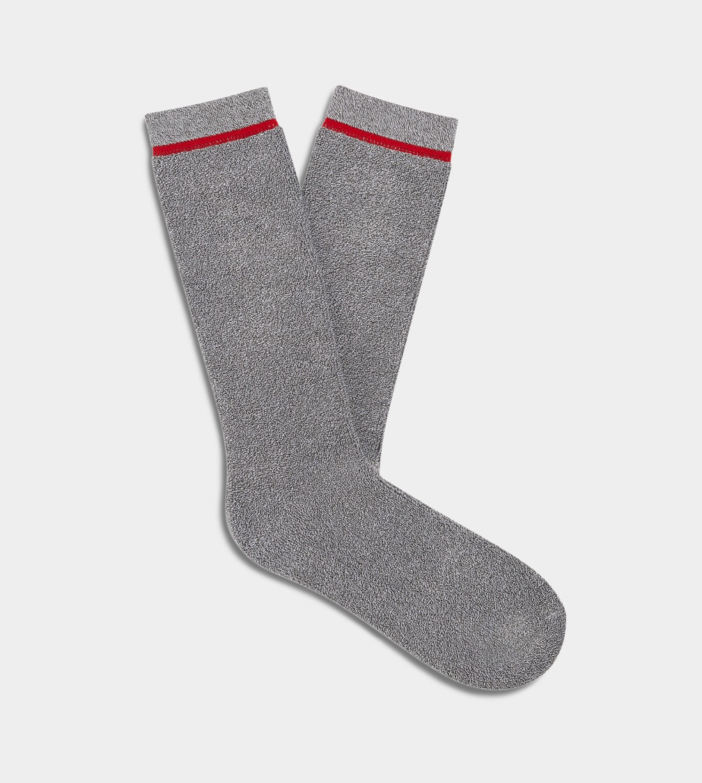 Grey Ugg Kyro Cozy Crew Men Socks | 738052-JIR